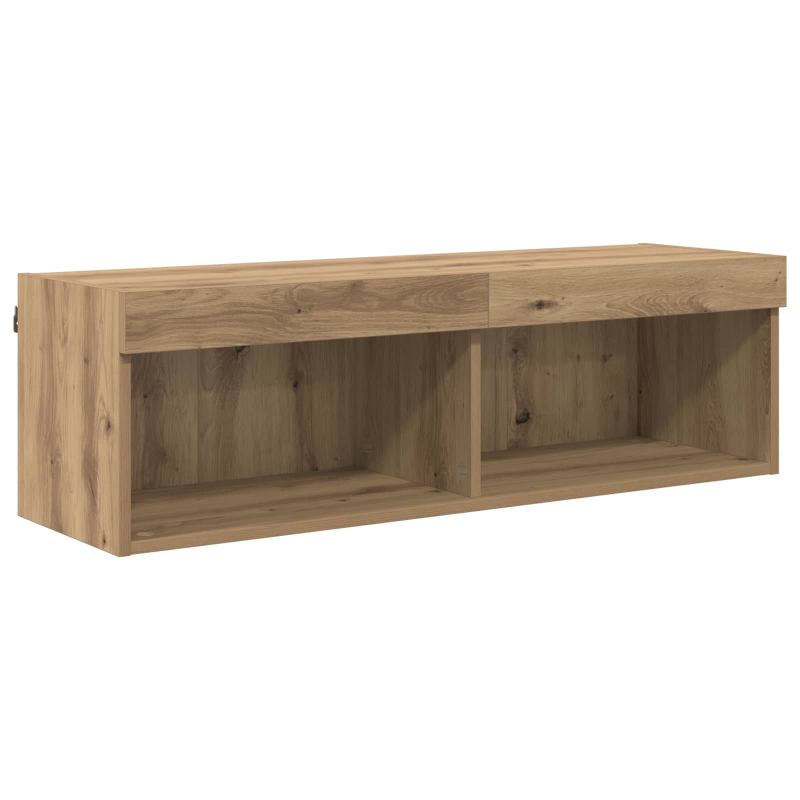 Μονάδες Τοίχου ΤV με LED 5 pcs Artisan Oak Επεξεργασμένο ξύλο - Pakobazaar