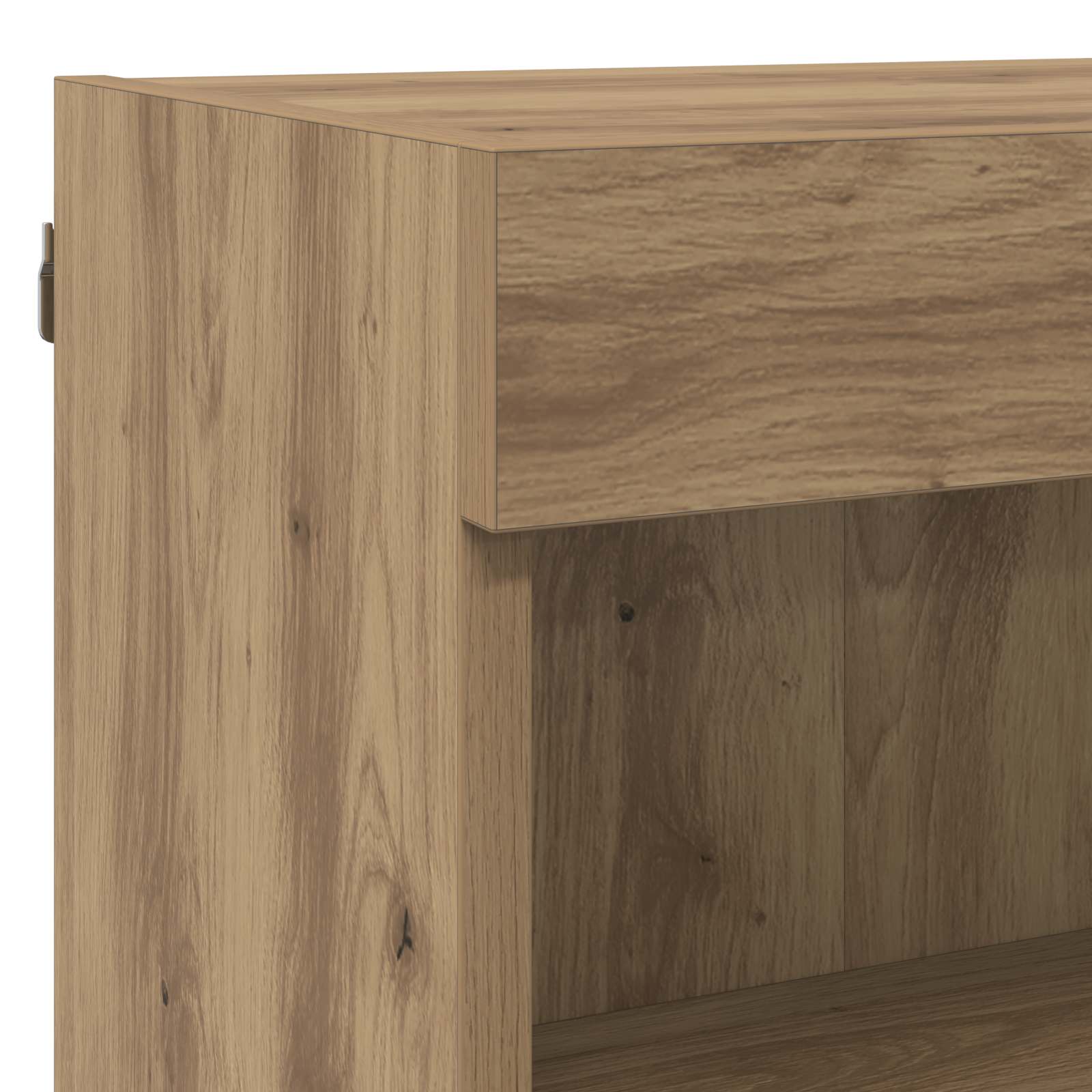Μονάδες Τοίχου ΤV με LED 5 pcs Artisan Oak Επεξεργασμένο ξύλο - Pakobazaar