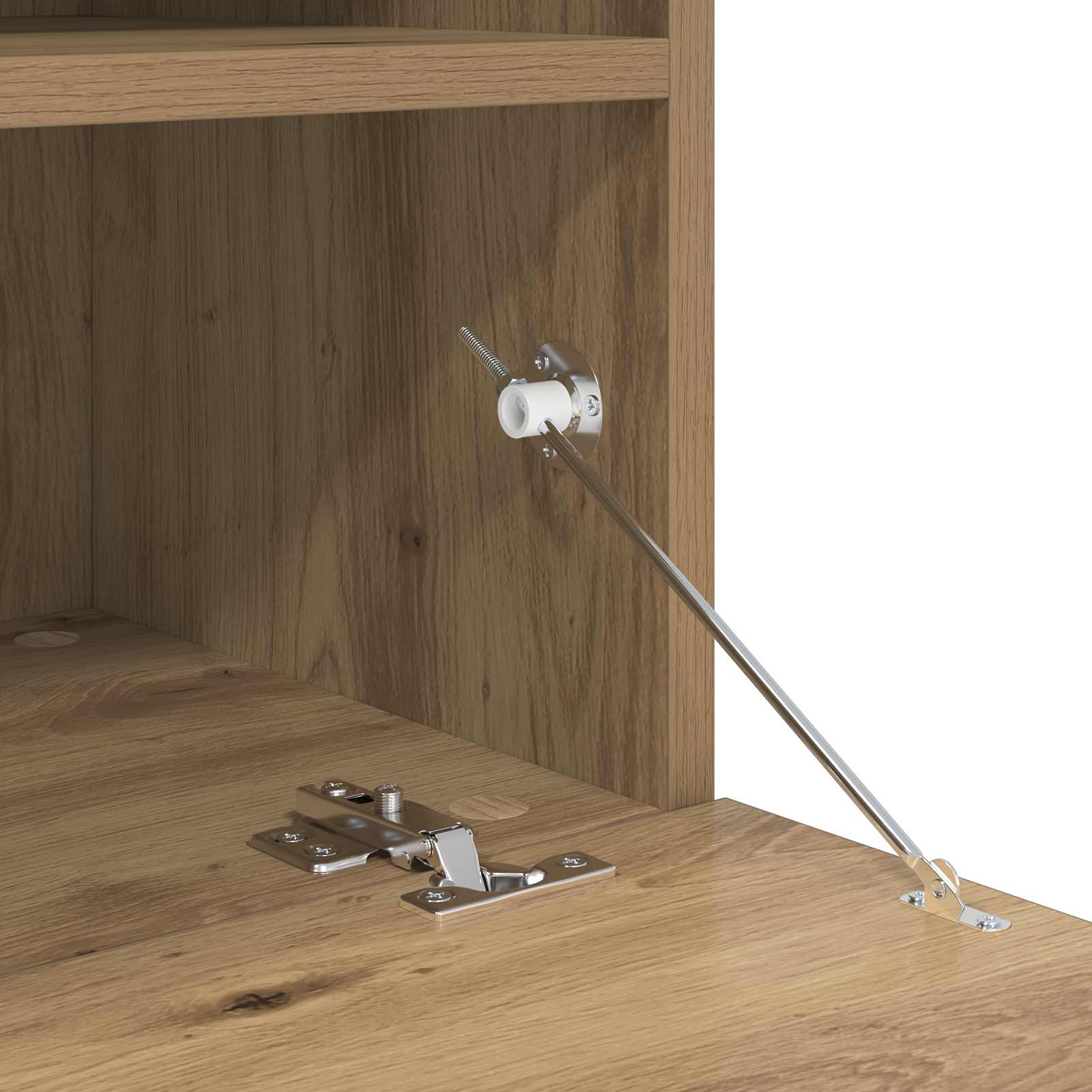 Μονάδα Τοίχου Τηλεόρασης 4 pcs Artisan Oak Επεξεργασμένο ξύλο - Pakobazaar