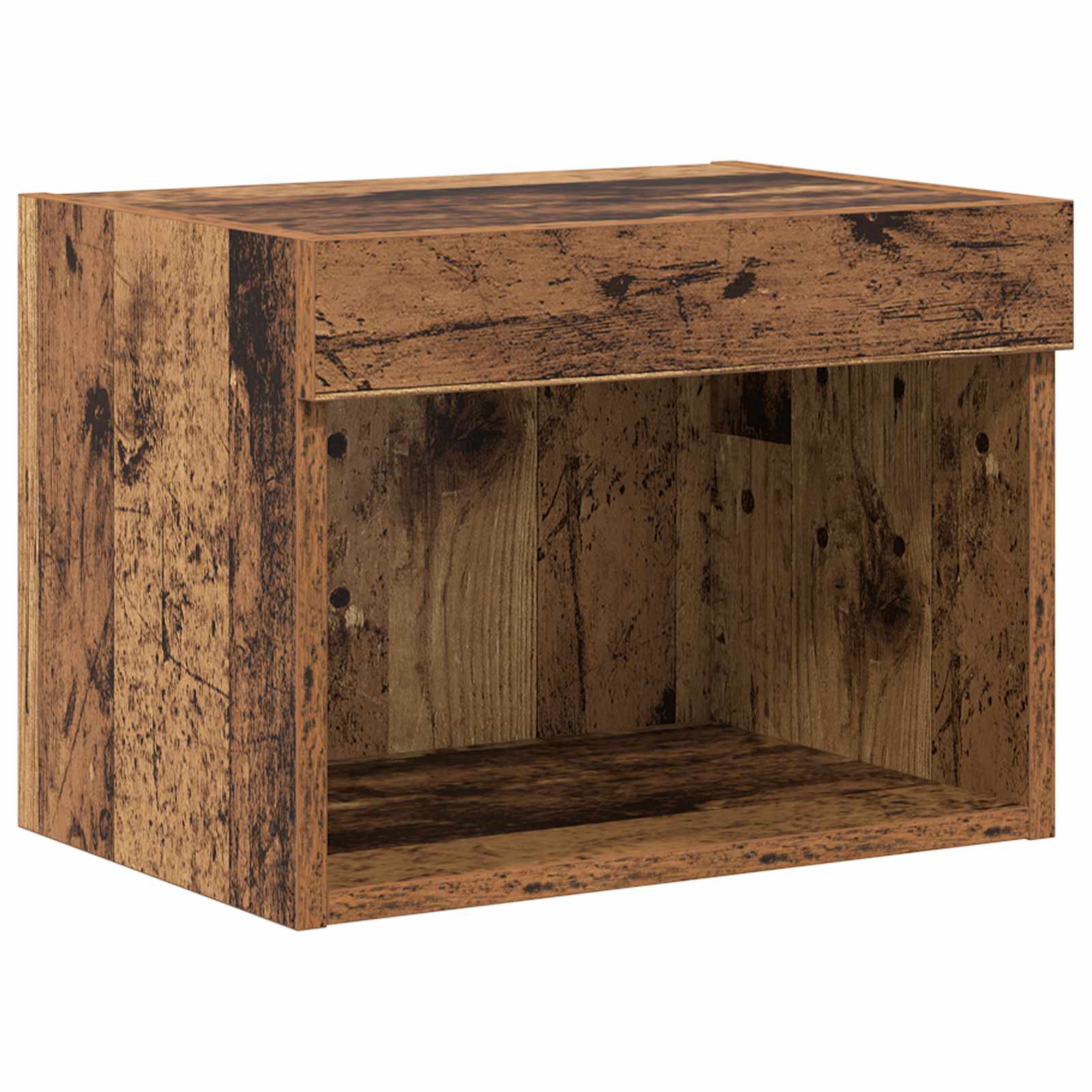 Μονάδες Τοίχου ΤV με LED 5 pcs Παλιό Ξύλο 80 x 30 x 40 εκ - Pakobazaar