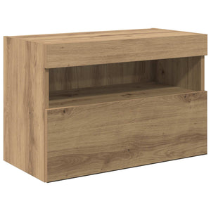 Μονάδες Τοίχου Τηλεόρασης 6 pcs Artisan Oak Επεξεργασμένο ξύλο - Pakobazaar