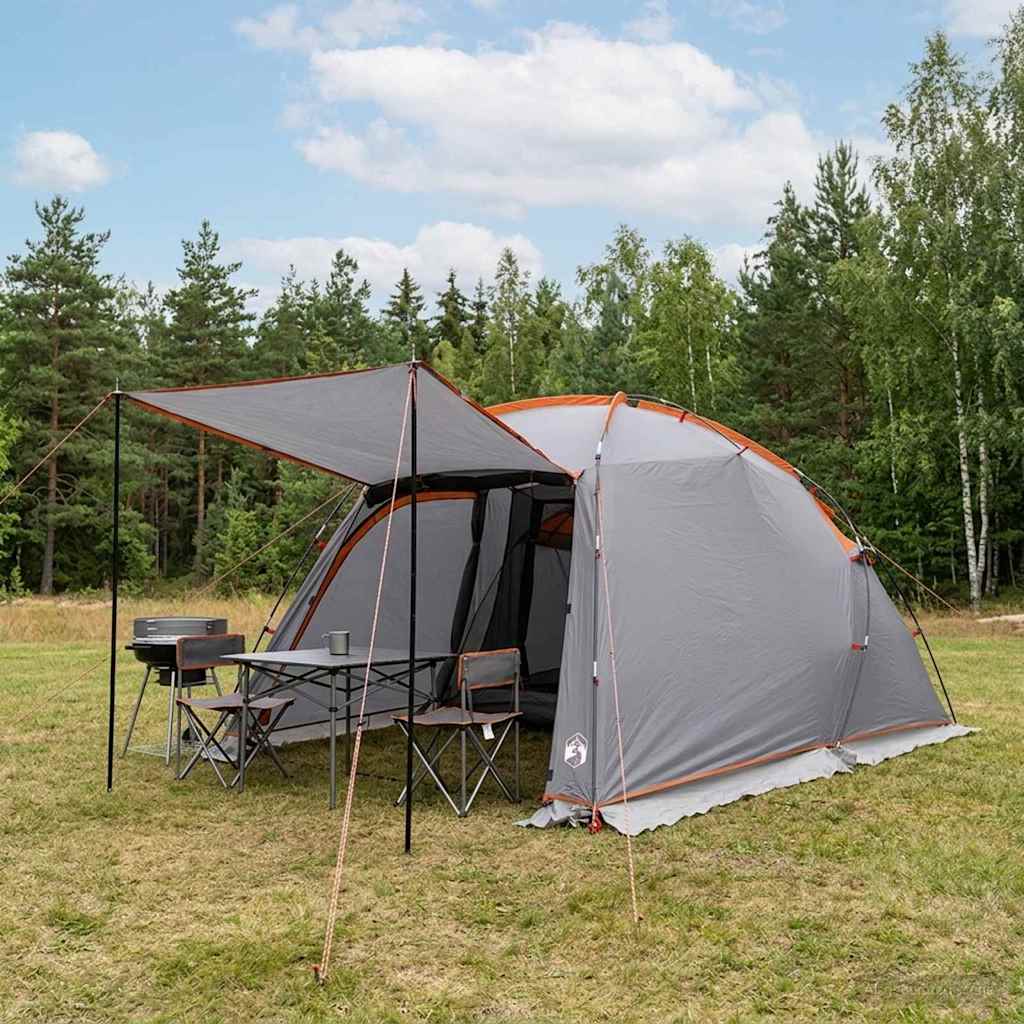 Σκηνή τούνελ Γκρι και Πορτοκαλί 361 x 235 x 147 εκ - Pakobazaar