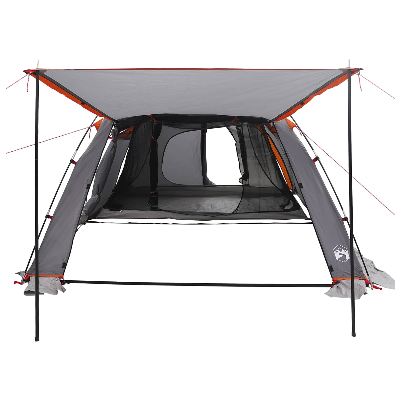 Σκηνή τούνελ Γκρι και Πορτοκαλί 361 x 235 x 147 εκ - Pakobazaar