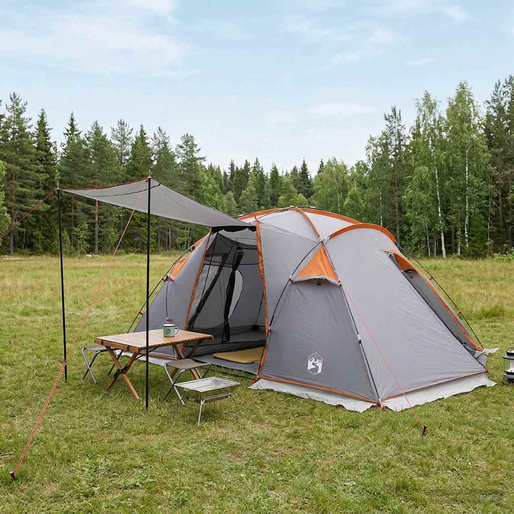 Σκηνή τούνελ Γκρι και Πορτοκαλί 520 x 260 x 175 εκ. - Pakobazaar