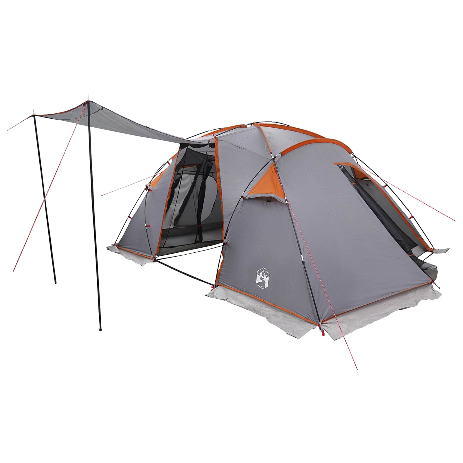 Σκηνή τούνελ Γκρι και Πορτοκαλί 520 x 260 x 175 εκ. - Pakobazaar