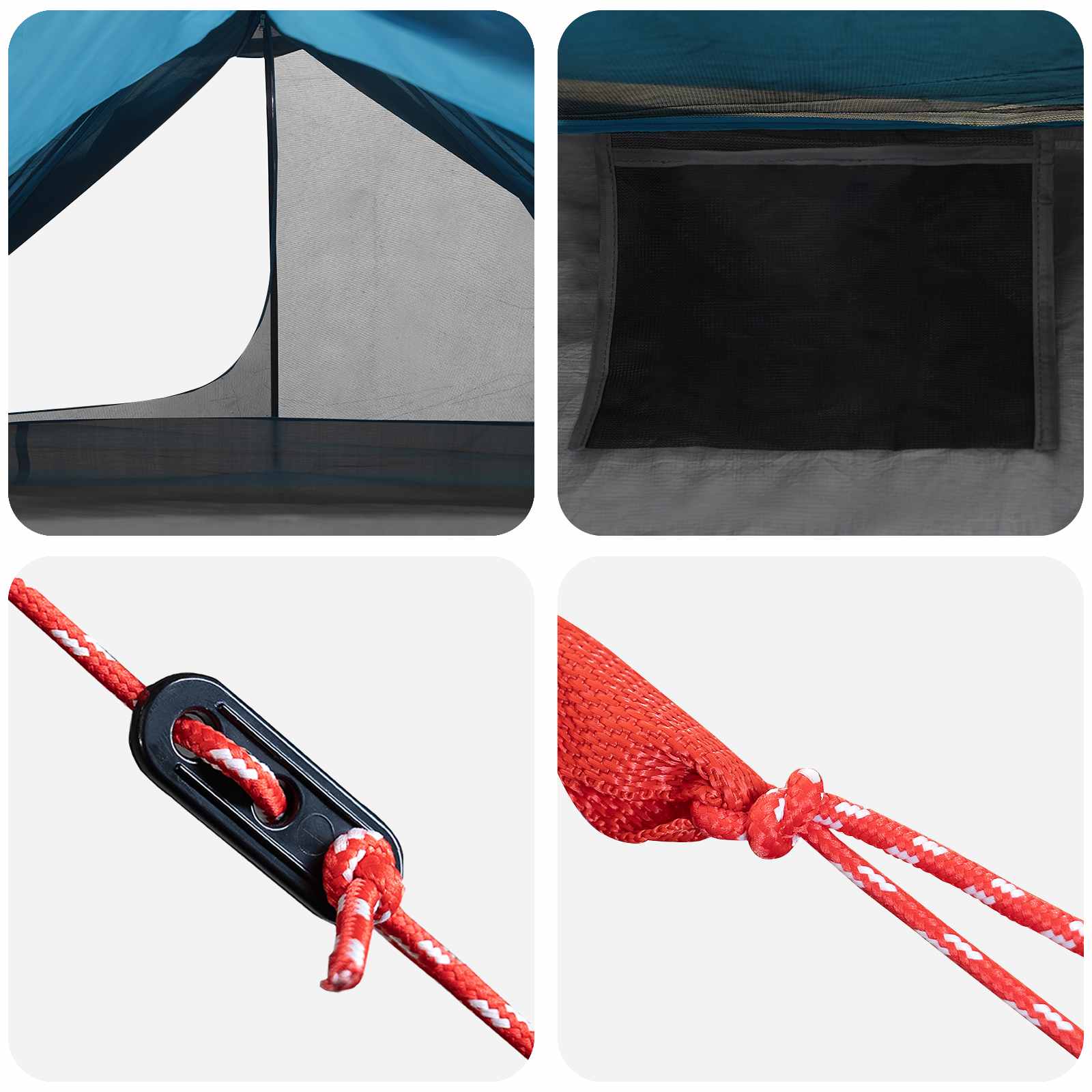 Κατασκήνωση για Πεζοπορία Μπλε 222 x 85 x 125 εκ - Pakobazaar