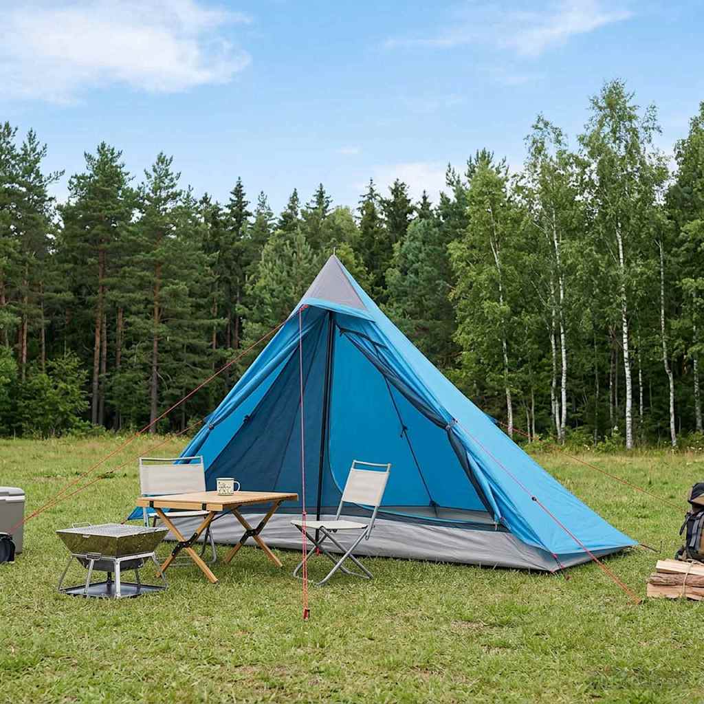 Κατασκήνωση για Πεζοπορία Μπλε 222 x 85 x 125 εκ - Pakobazaar
