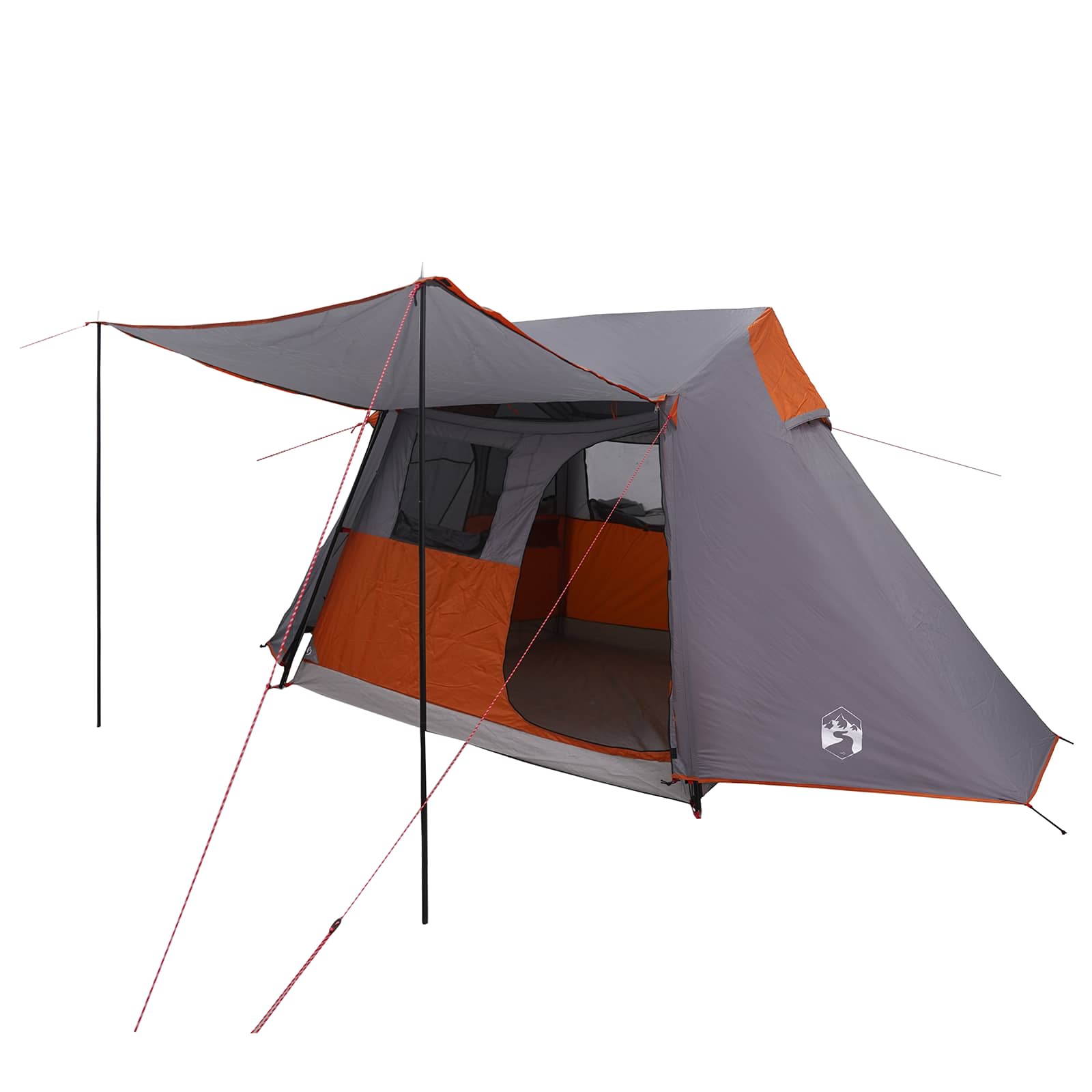 Σκηνή τούνελ Γκρι και Πορτοκαλί 475 x 220 x 192 εκ. - Pakobazaar
