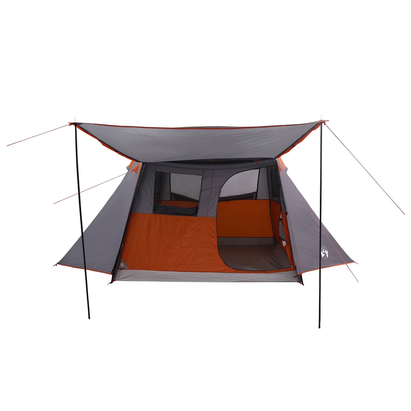 Σκηνή τούνελ Γκρι και Πορτοκαλί 475 x 220 x 192 εκ. - Pakobazaar