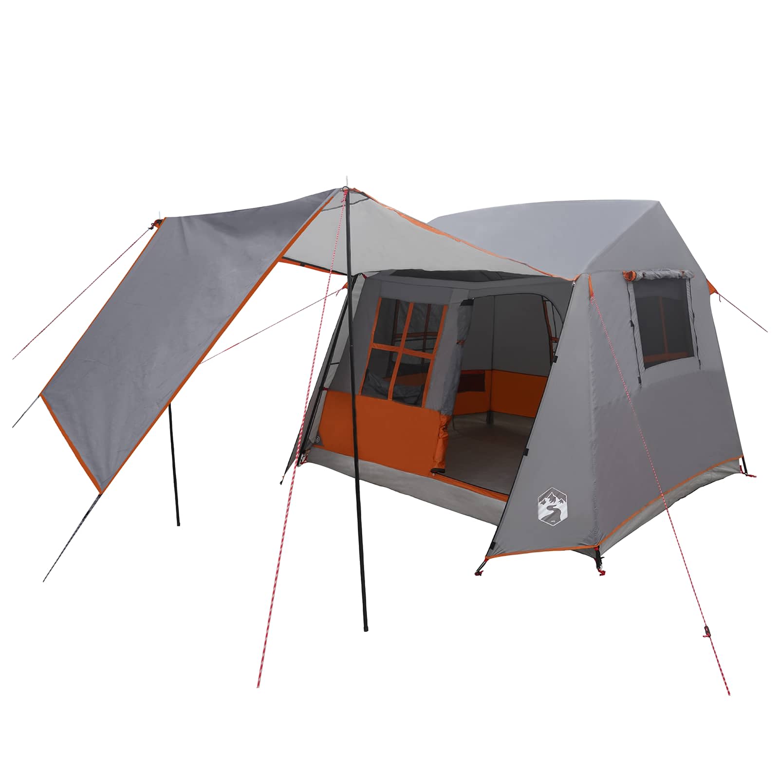 Σκηνή τούνελ Γκρι και Πορτοκαλί 275 x 240 x 200 cm - Pakobazaar
