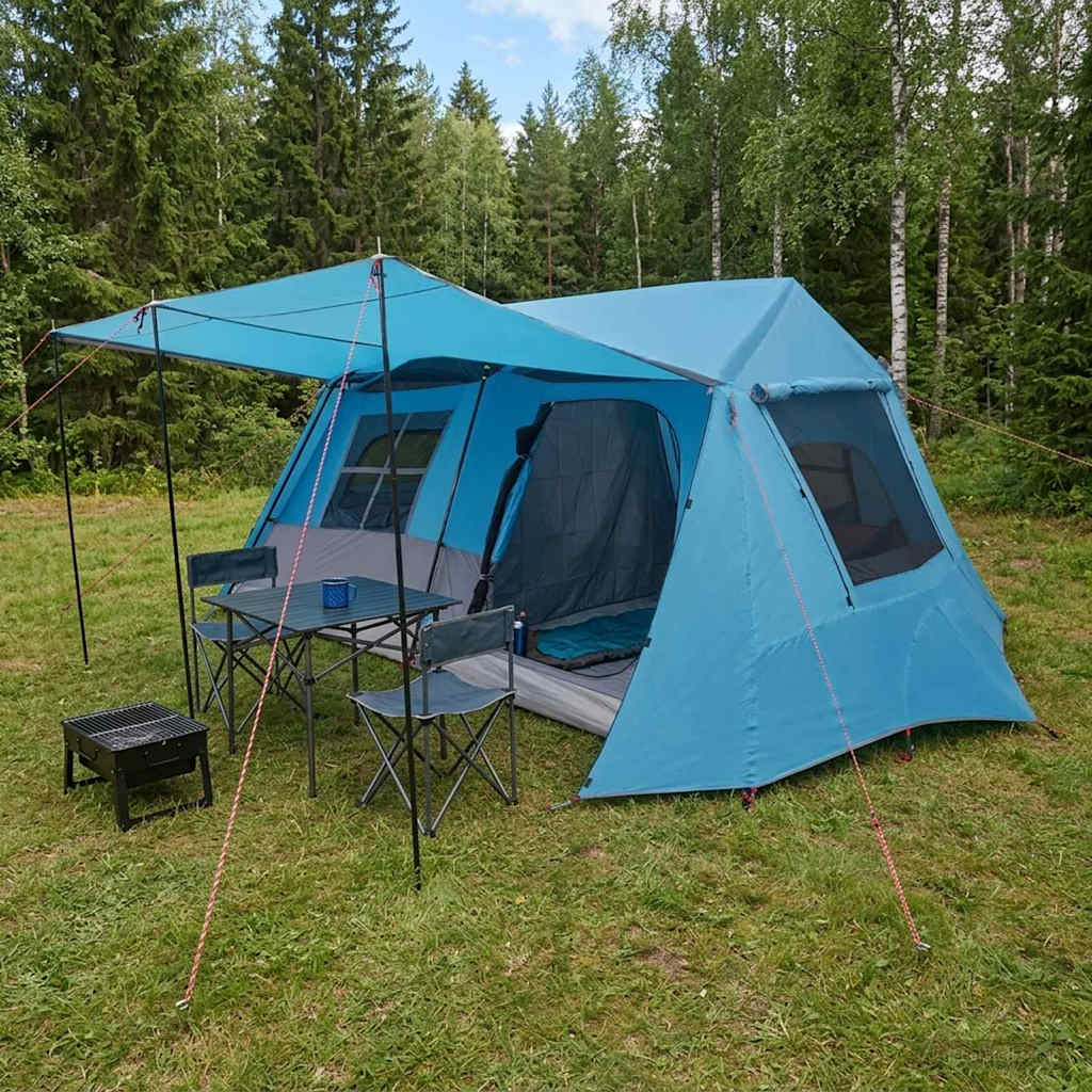 Σκηνή τούνελ Μπλε 400 x 278 x 182 εκ - Pakobazaar