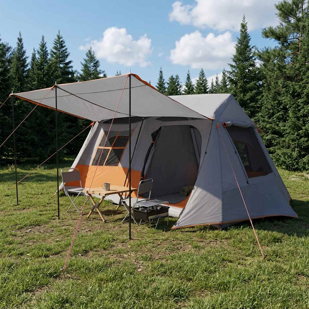 Σκηνή τούνελ Γκρι και Πορτοκαλί 400 x 278 x 182 εκ - Pakobazaar