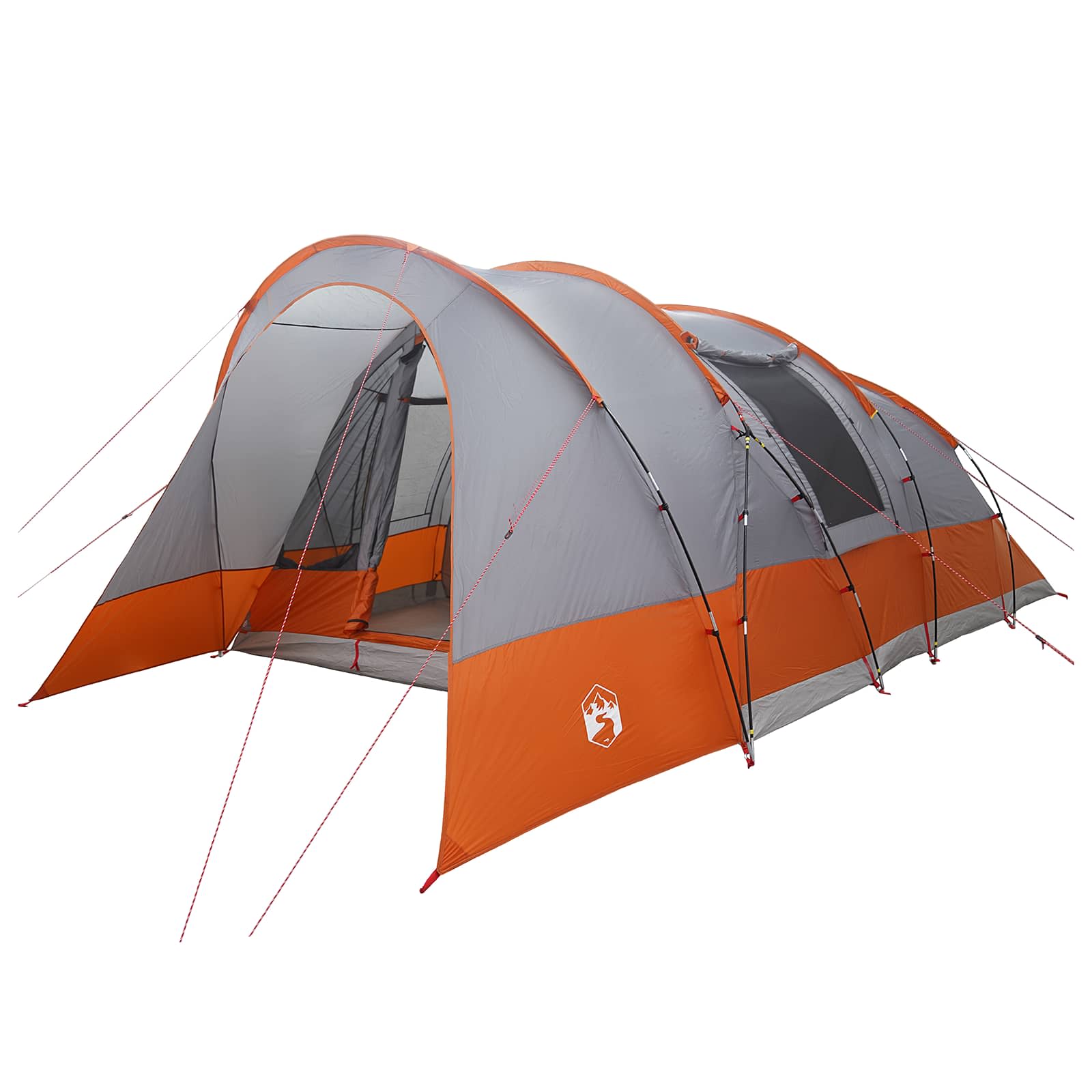Σκηνή τούνελ Γκρι και Πορτοκαλί 560 x 395 x 212 εκ - Pakobazaar