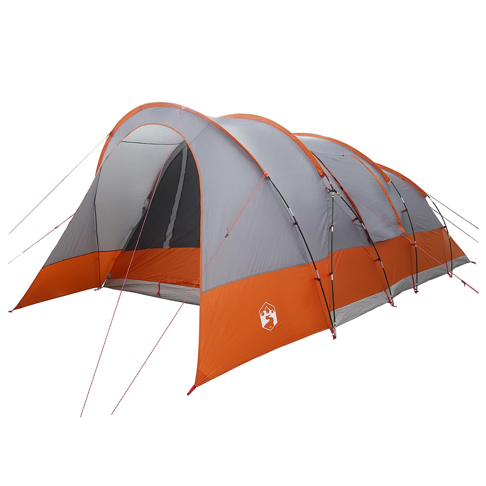 Σκηνή τούνελ Γκρι και Πορτοκαλί 560 x 395 x 212 εκ - Pakobazaar