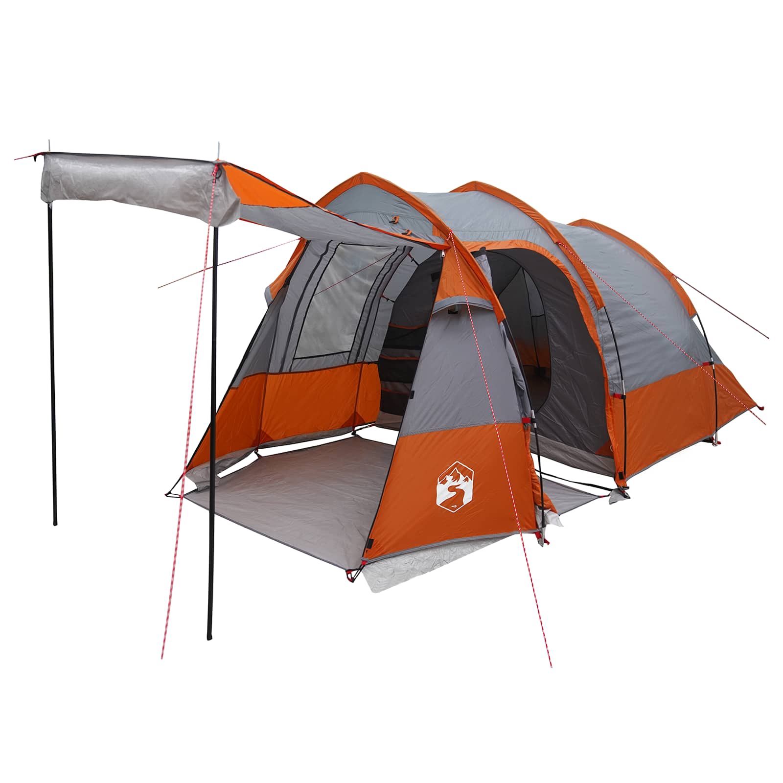 Σκηνή τούνελ Γκρι και Πορτοκαλί 390 x 215 x 152 εκ. - Pakobazaar