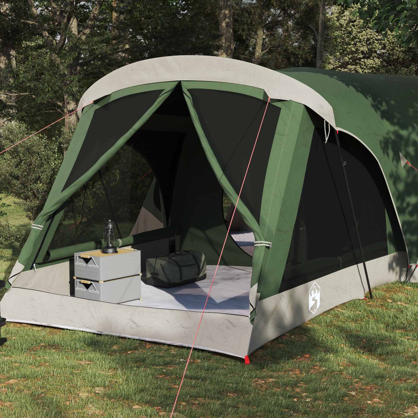 Οικογενειακή Σκηνή Πράσινο 550 x 555 x 208 εκ - Pakobazaar