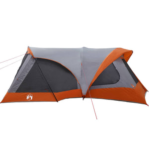 Οικογενειακή Σκηνή Γκρι και Πορτοκαλί 550 x 555 x 208 εκ - Pakobazaar