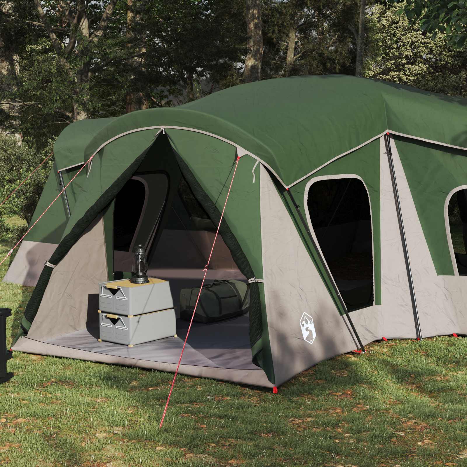 Οικογενειακή Σκηνή Πράσινο 610 x 610 x 210 εκ - Pakobazaar