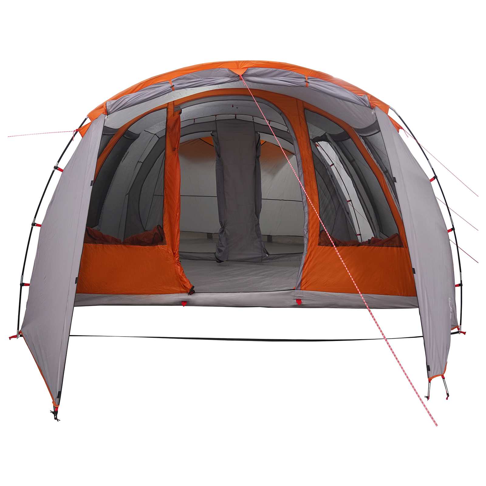 Σκηνή τούνελ Γκρι και Πορτοκαλί 675 x 392 x 210 cm - Pakobazaar