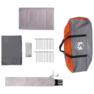 Σκηνή τούνελ Γκρι και Πορτοκαλί 505 x 330 x 204 cm - Pakobazaar