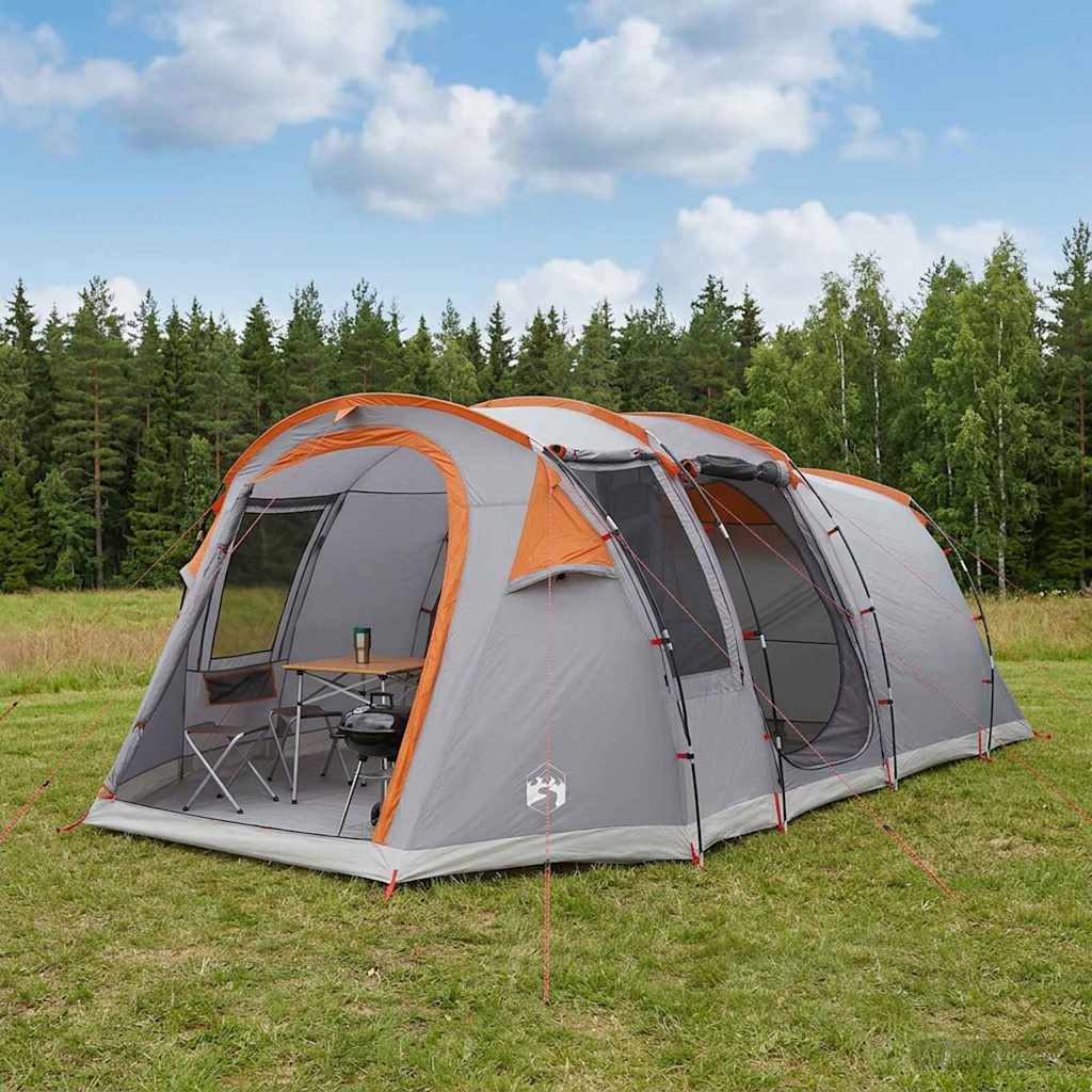 Σκηνή τούνελ Γκρι και Πορτοκαλί 505 x 330 x 204 cm - Pakobazaar