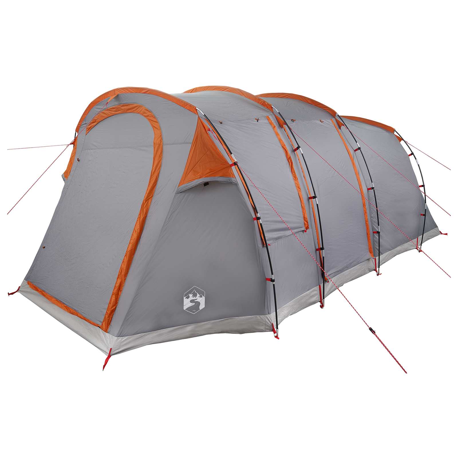 Σκηνή τούνελ Γκρι και Πορτοκαλί 505 x 330 x 204 cm - Pakobazaar