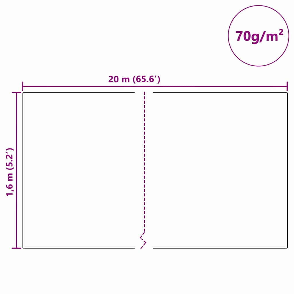 Φλις Προστασίας Φυτού από Παγετό Λευκό 20 x 1,6 μ - Pakobazaar