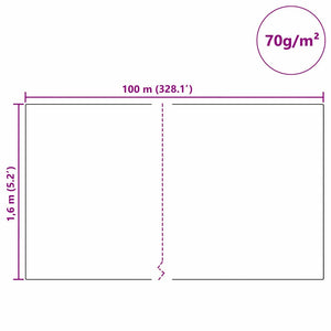 Φλις Προστασίας Φυτού από Παγετό Λευκό 100 x 1,6 μ