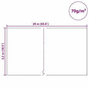 Φλις Προστασίας Φυτού από Παγετό Λευκό 20 x 3,2 μ