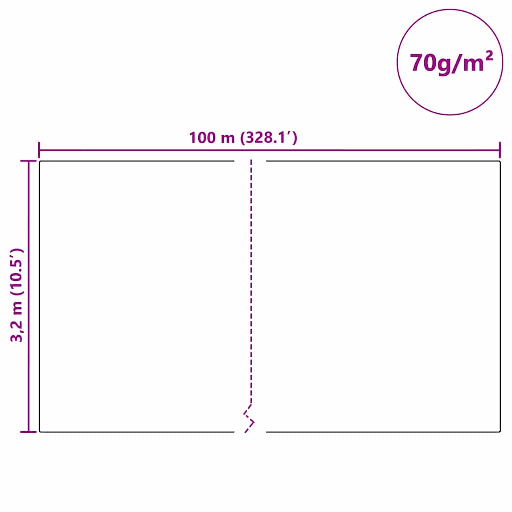 Φλις Προστασίας Φυτού από Παγετό Πράσινο 100 x 3,2 μ