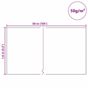 Φλις Προστασίας Φυτού από Παγετό Μπεζ 50 x 1,6 m