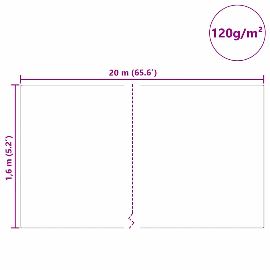 Φλις Προστασίας Φυτού από Παγετό Μπεζ 20 x 1,6 μ