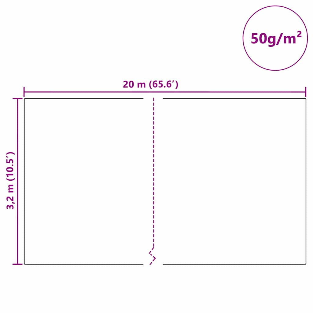 Φλις Προστασίας Φυτού από Παγετό Μπεζ 20 x 3,2 μ