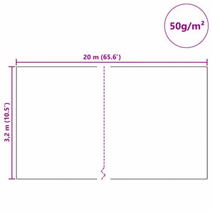 Φλις Προστασίας Φυτού από Παγετό Μπεζ 20 x 3,2 μ