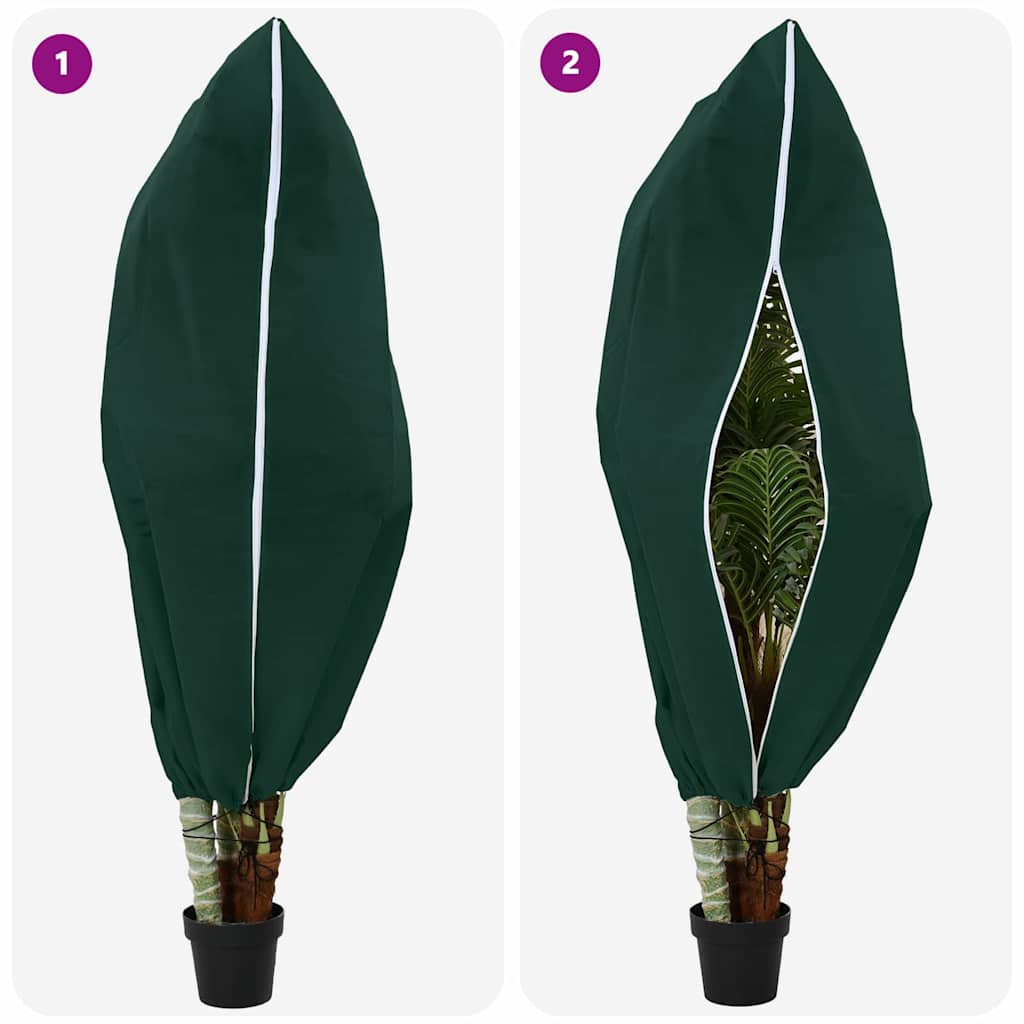 Καλύμματα Φλις Προστασίας Φυτών από Παγετό 5 pcs Πράσινο