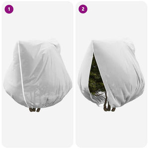 Καλύμματα Φλις Προστασίας Φυτών από Παγετό 3 τμχ. Λευκό
