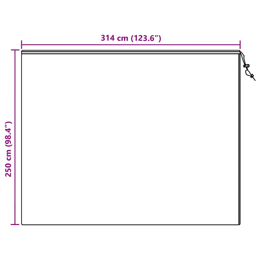 Καλύμματα Φλις Προστασίας Φυτών από Παγετό 3 pcs Λευκό