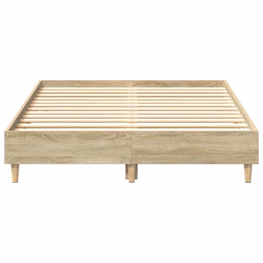Σκελετός Κρεβατιού Σονόμα 137 x 190 cm Επεξεργασμένο ξύλο - Pakobazaar