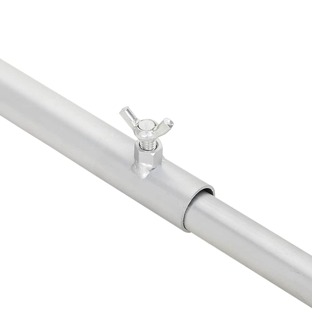 Μπράκετ Ταυροειδούς για Τρέιλερ 3 pcs Ασημί 100-145 εκ