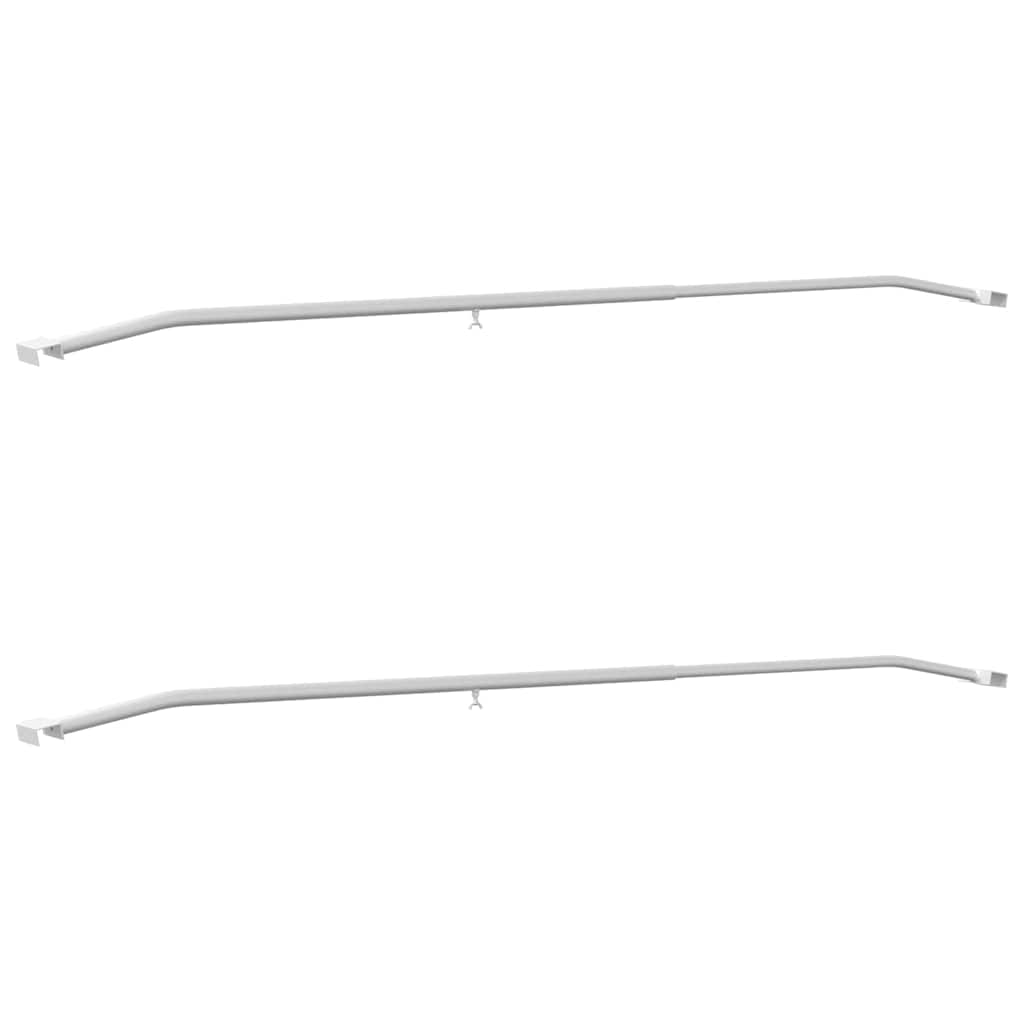 Μπράκετ Ταυροειδούς για Τρέιλερ 2 pcs Ασημί 130-210 εκ
