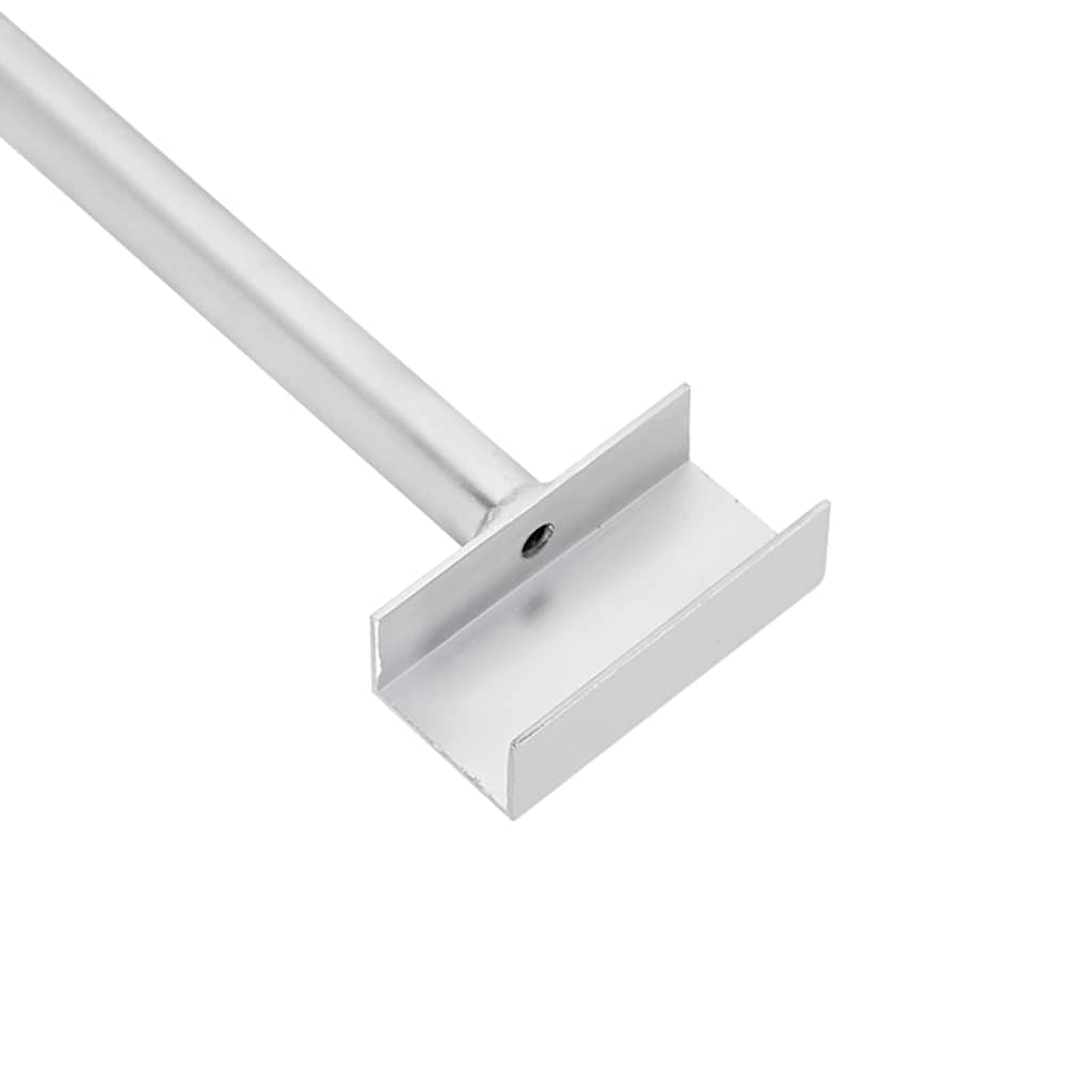 Μπράκετ Ταυροειδούς για Τρέιλερ 4 pcs Ασημί 130-210 εκ - Pakobazaar