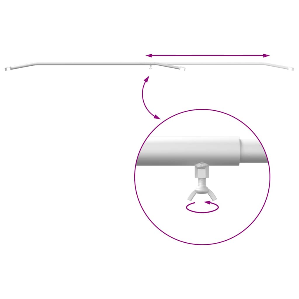 Μπράκετ Ταυροειδούς για Τρέιλερ 4 pcs Ασημί 130-210 εκ - Pakobazaar