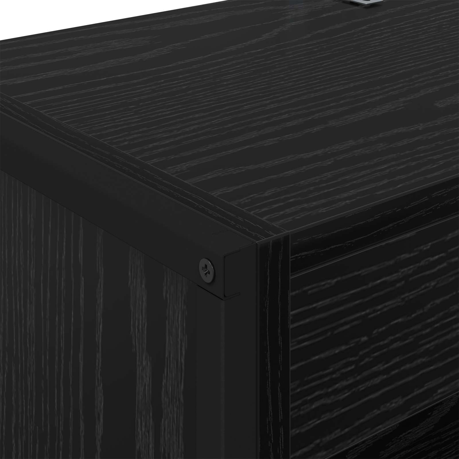 Βιβλιοθήκη 60 x 30 x 189,5 εκ Επεξεργασμένο ξύλο Μαύρη Οξυά