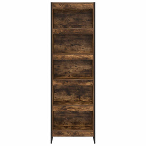Βιβλιοθήκη 60 x 30 x 189,5 εκ Επεξεργασμένο Ξύλο Καπνιστό Δρύς