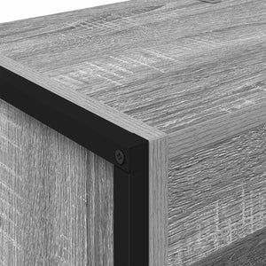 Βιβλιοθήκη 60 x 30 x 189,5 εκ Επεξεργασμένο Ξύλο Γκρίζο Σονομα