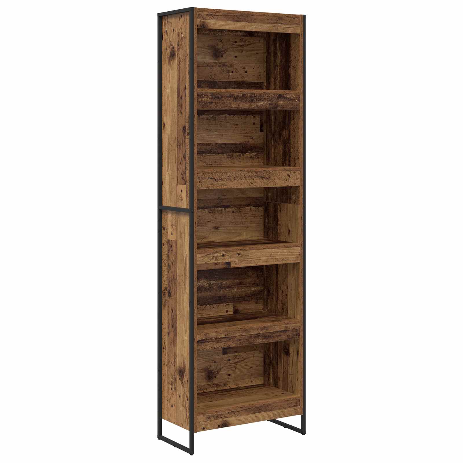 Βιβλιοθήκη 2 pcs Παλιό Ξύλο 60 x 30 x 189,5 εκ