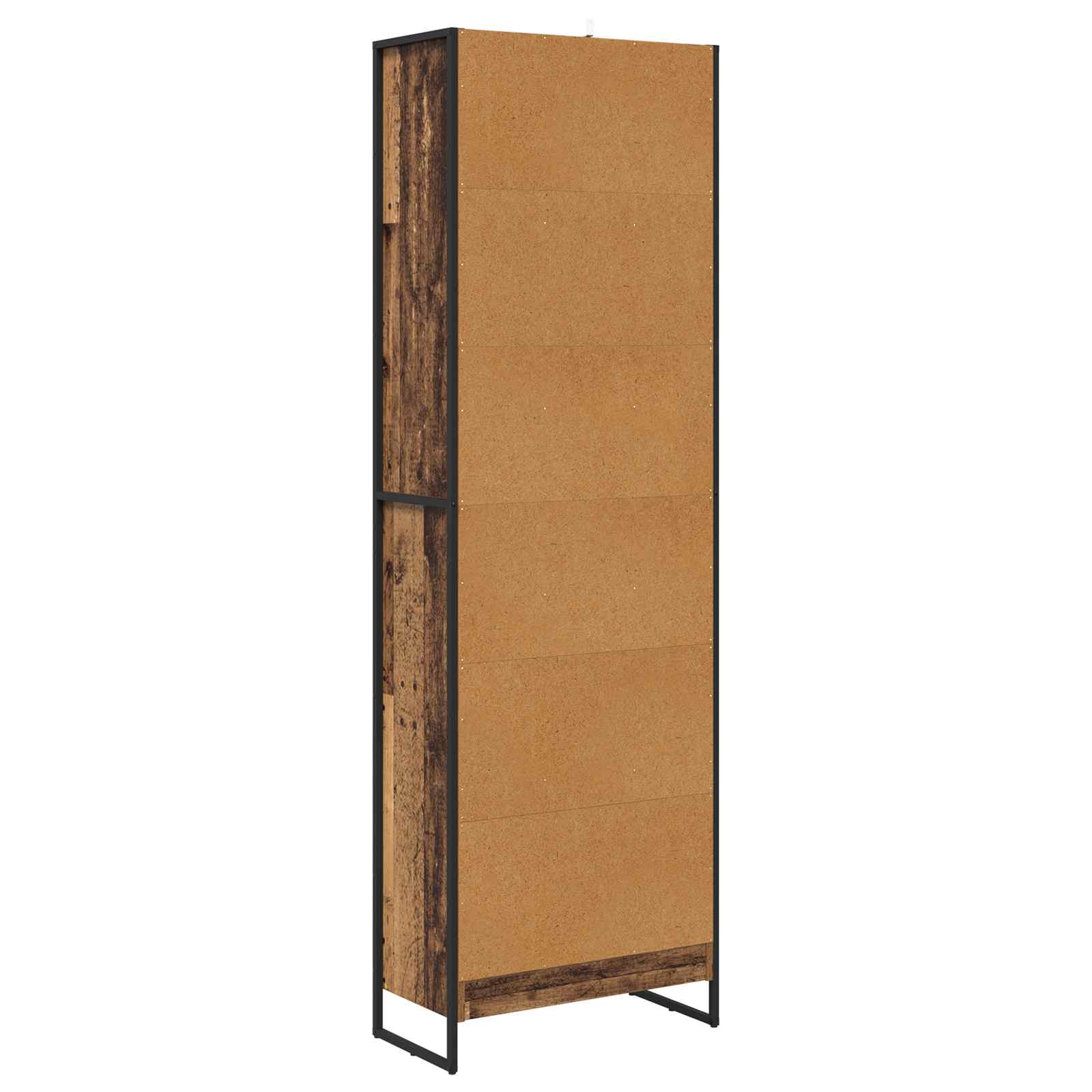 Βιβλιοθήκη 2 pcs Παλιό Ξύλο 60 x 30 x 189,5 εκ