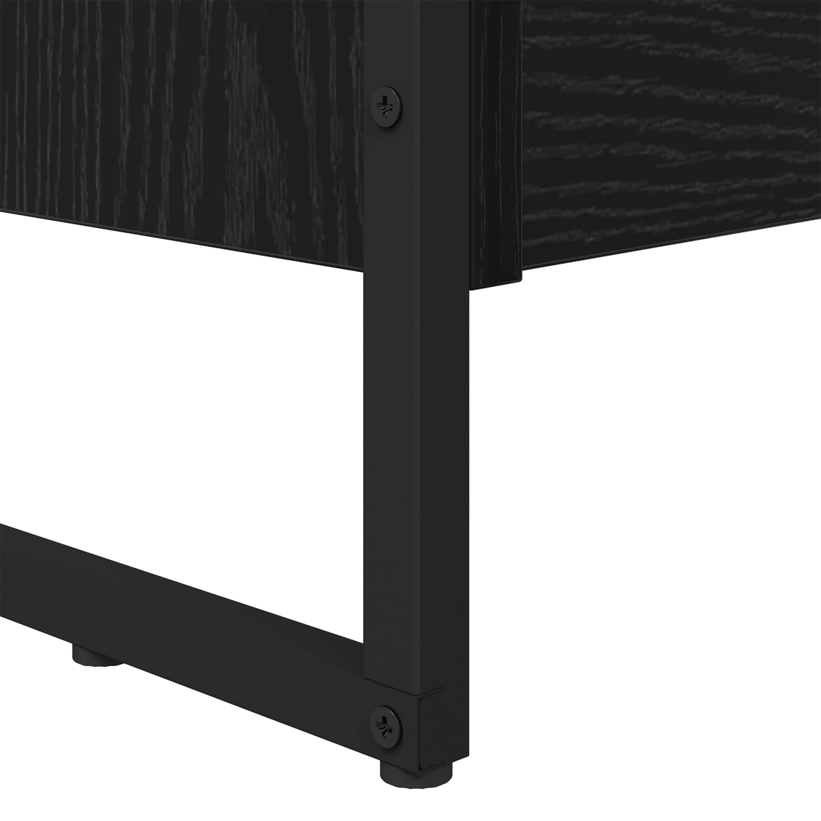 Βιβλιοθήκη 2 pcs Μαύρη Οξυά 80 x 30 x 155 εκ Επεξεργασμένο ξύλο