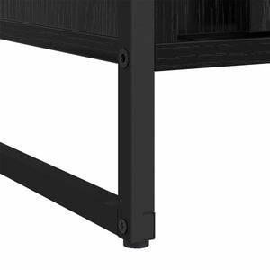 Ντουλάπα Μαύρη Οξυά 50 x 50 x 200 cm Επεξεργασμένο Ξύλο