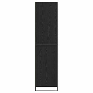 Ντουλάπα Μαύρη Οξυά 50 x 50 x 200 cm Επεξεργασμένο Ξύλο